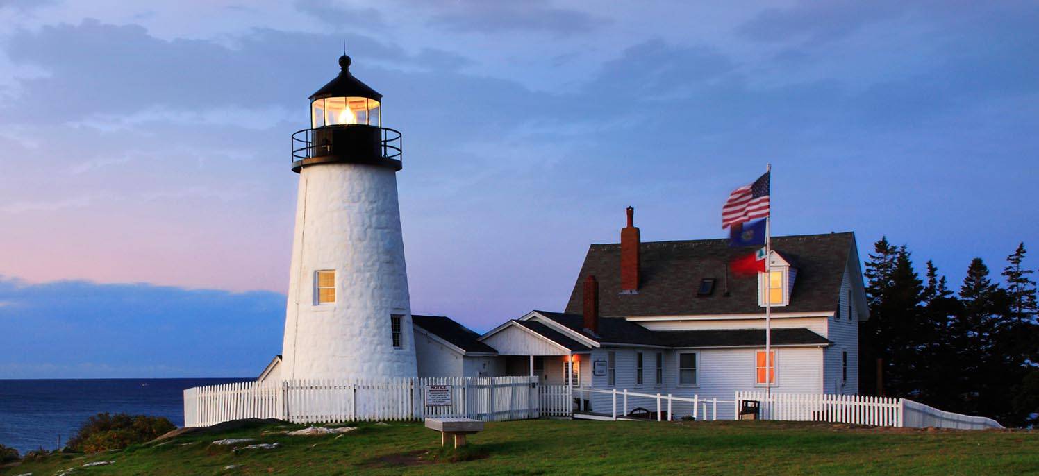 here's the famous pemaquid lighthouse